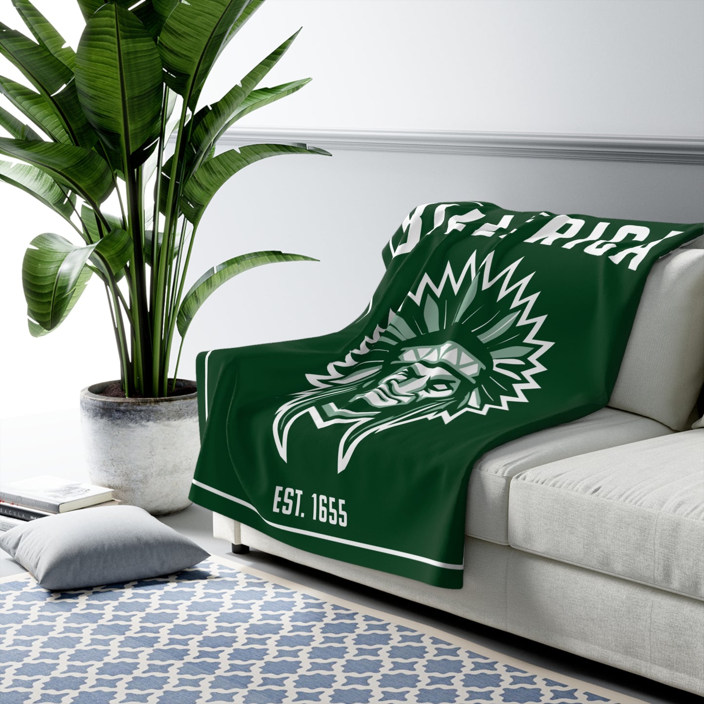 Indian Sherpa Fleece Blanket